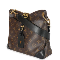 Louis Vuitton Black Leather Monogram Canvas Odeon PM