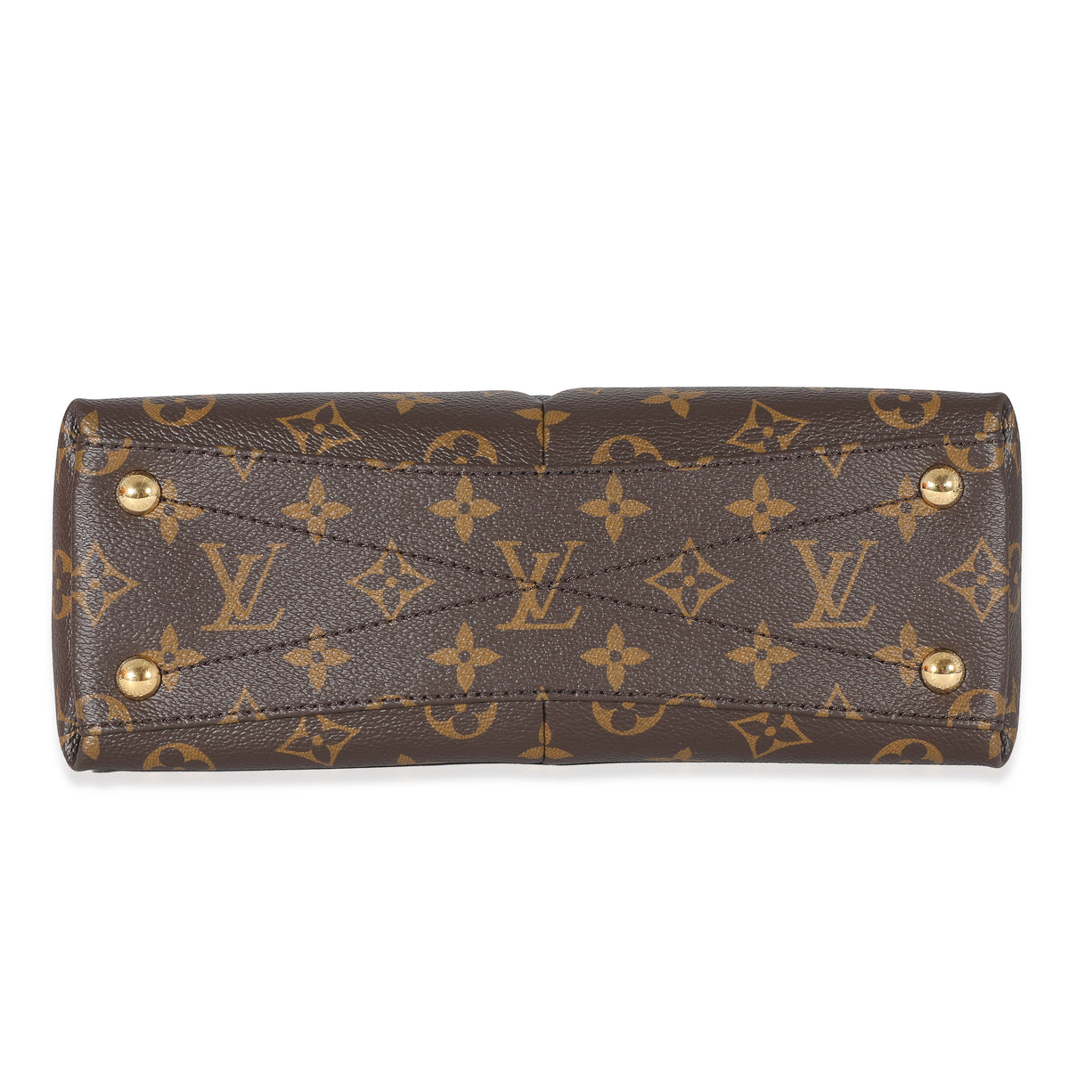 Louis Vuitton Black Leather Monogram Canvas V Tote BB