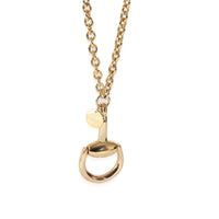 Gucci Horsebit Drop Necklace in 18k Yellow Gold