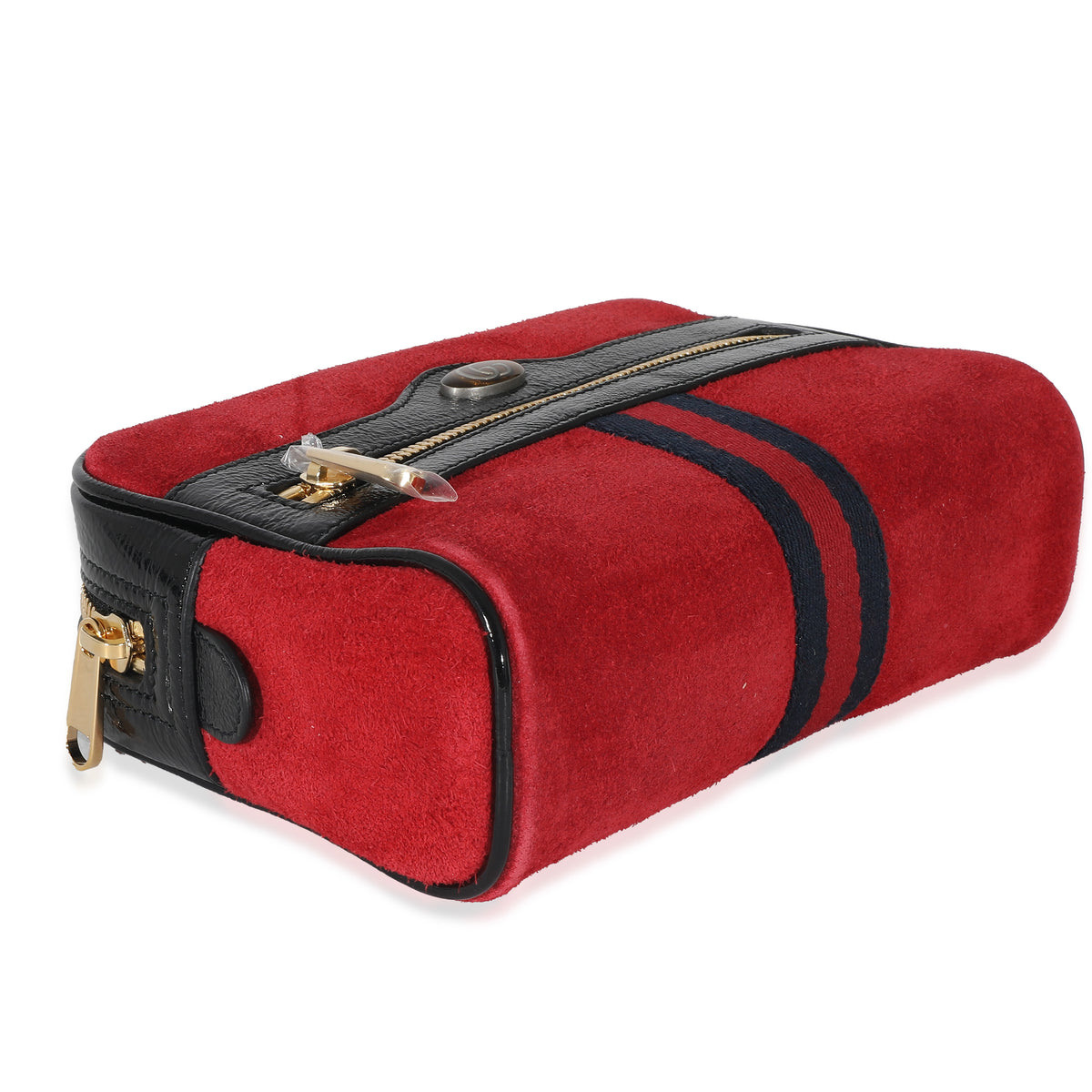 Gucci Red Suede Small Ophidia Belt Bag 85