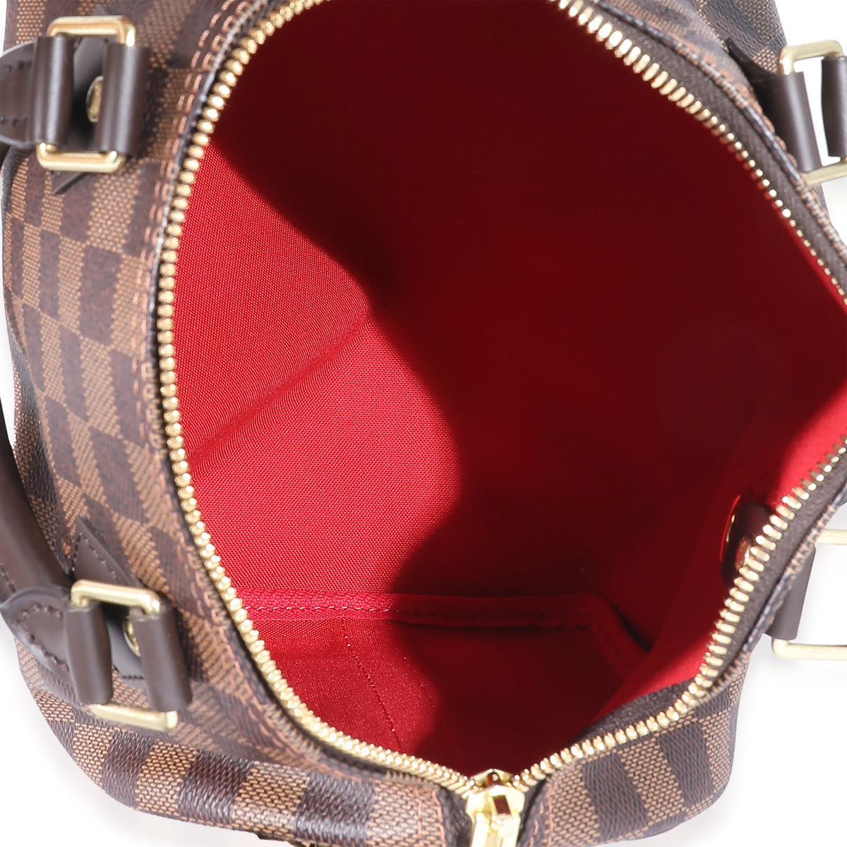 Louis Vuitton Speedy Bandouliere Damier Ebene (Without Accessories) 25  Brown in Coated Canvas with Gold-tone - US