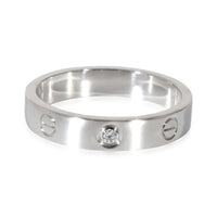 Cartier Love Diamond Band in 18k White Gold 0.02 CTW