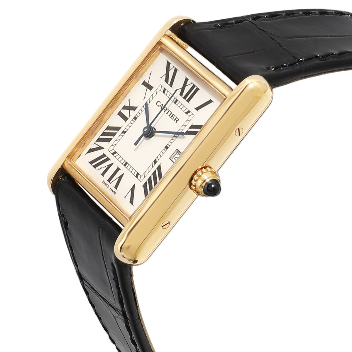 Cartier Tank Louis Cartier W159756 Unisex Watch in 18k Yellow Gold