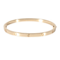 18K Yellow Gold Cartier Love Bracelet, Small Model, Size 16