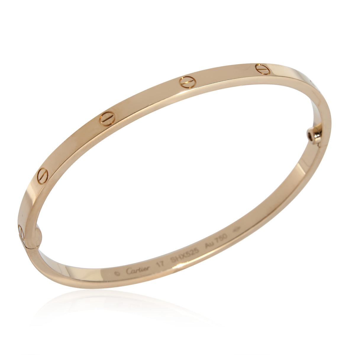 18K Yellow Gold Cartier Love Bracelet, Small Model, Size 16