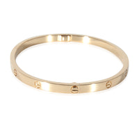 18K Yellow Gold Cartier Love Bracelet, Small Model, Size 16