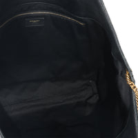 Saint Laurent Black Quilted Lambskin ICare Maxi Shopping Bag