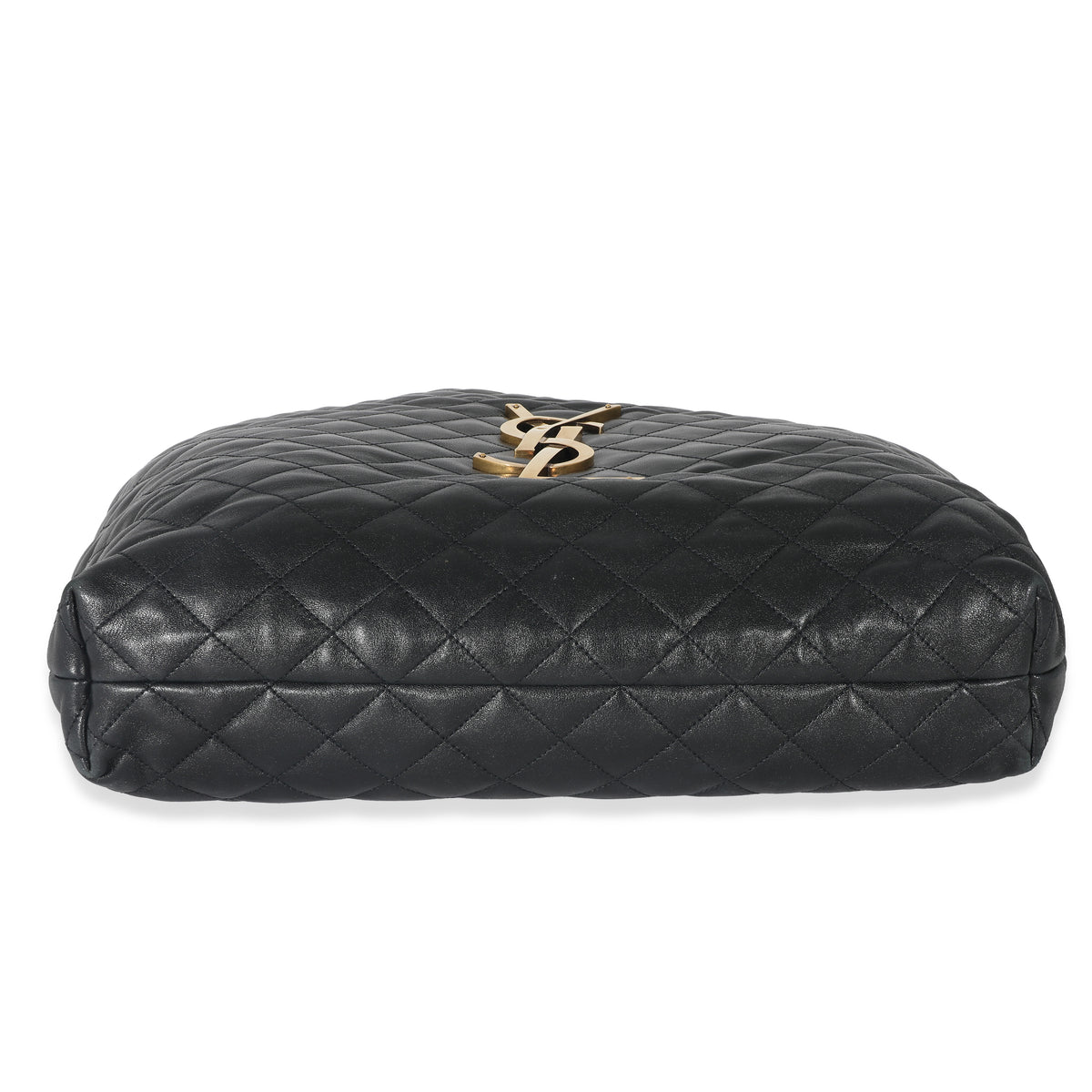 Saint Laurent Black Quilted Lambskin ICare Maxi Shopping Bag, myGemma