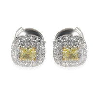 Tiffany & Co. Soleste Fancy Yellow Diamond Earrings in 18KT Yellow Gold 1.10 CTW