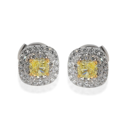 Tiffany & Co. Soleste Fancy Yellow Diamond Earrings in 18KT Yellow Gold 1.10 CTW