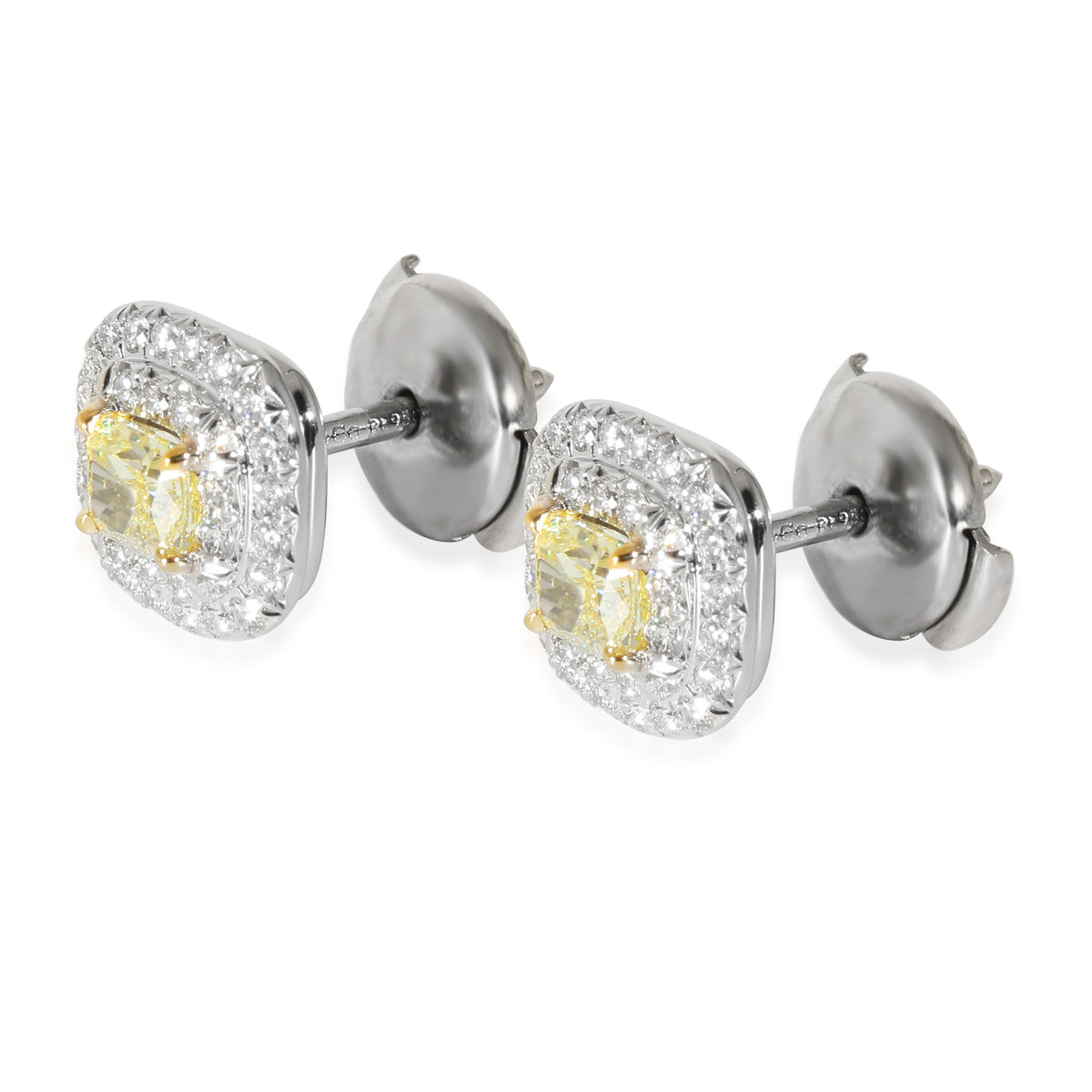 Tiffany & Co. Soleste Fancy Yellow Diamond Earrings in 18KT Yellow Gold 1.10 CTW