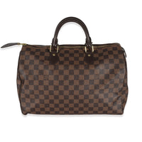 Louis Vuitton Damier Ebene Canvas Speedy 35