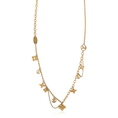 Louis Vuitton Blooming Supple Gold Plated Necklace