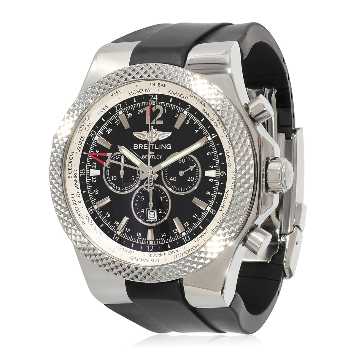 Breitling Bentley GMT A4736212/B919 Men's Watch in  Stainless Steel