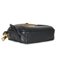 Prada Black Vitello Daino Convertible Belt Bag