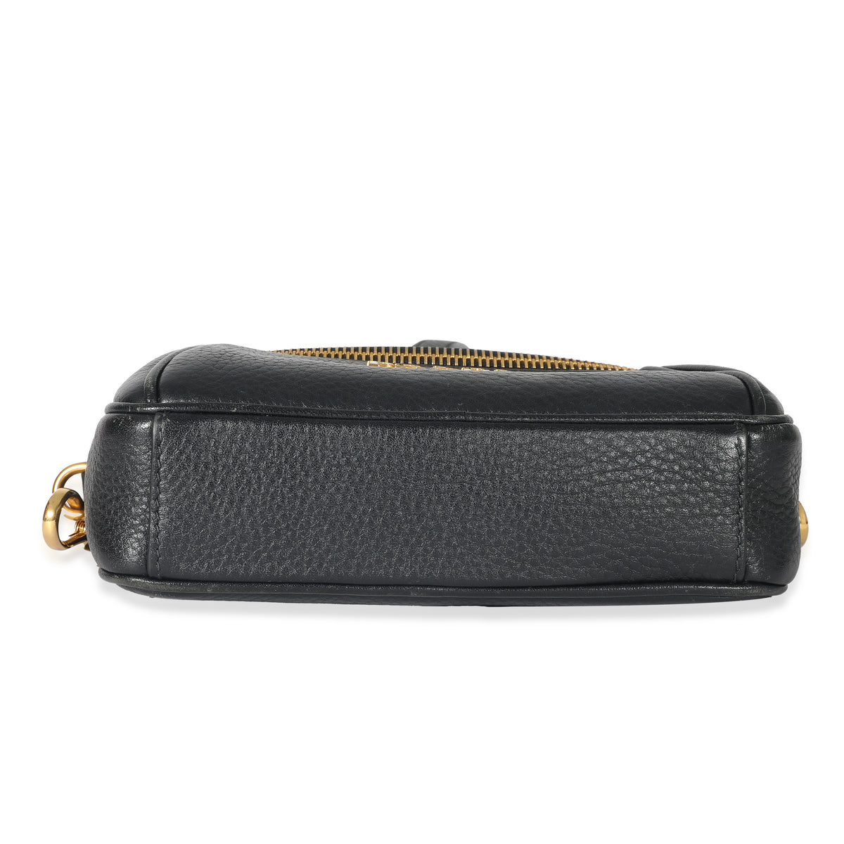 Prada Black Vitello Daino Convertible Belt Bag