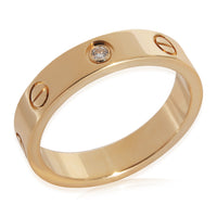 Cartier Love One Diamond Ring in 18K Yellow Gold 0.02 ctw