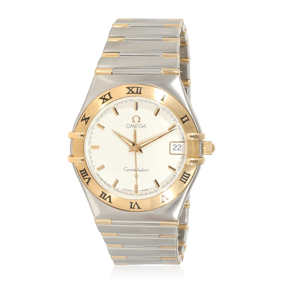 Omega Constellation 1312.30.00 Unisex Watch in 18k Stainless Steel/Yellow Gold