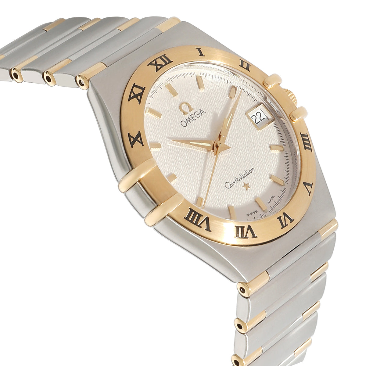 Omega Constellation 1312.30.00 Unisex Watch in 18k Stainless Steel/Yellow Gold