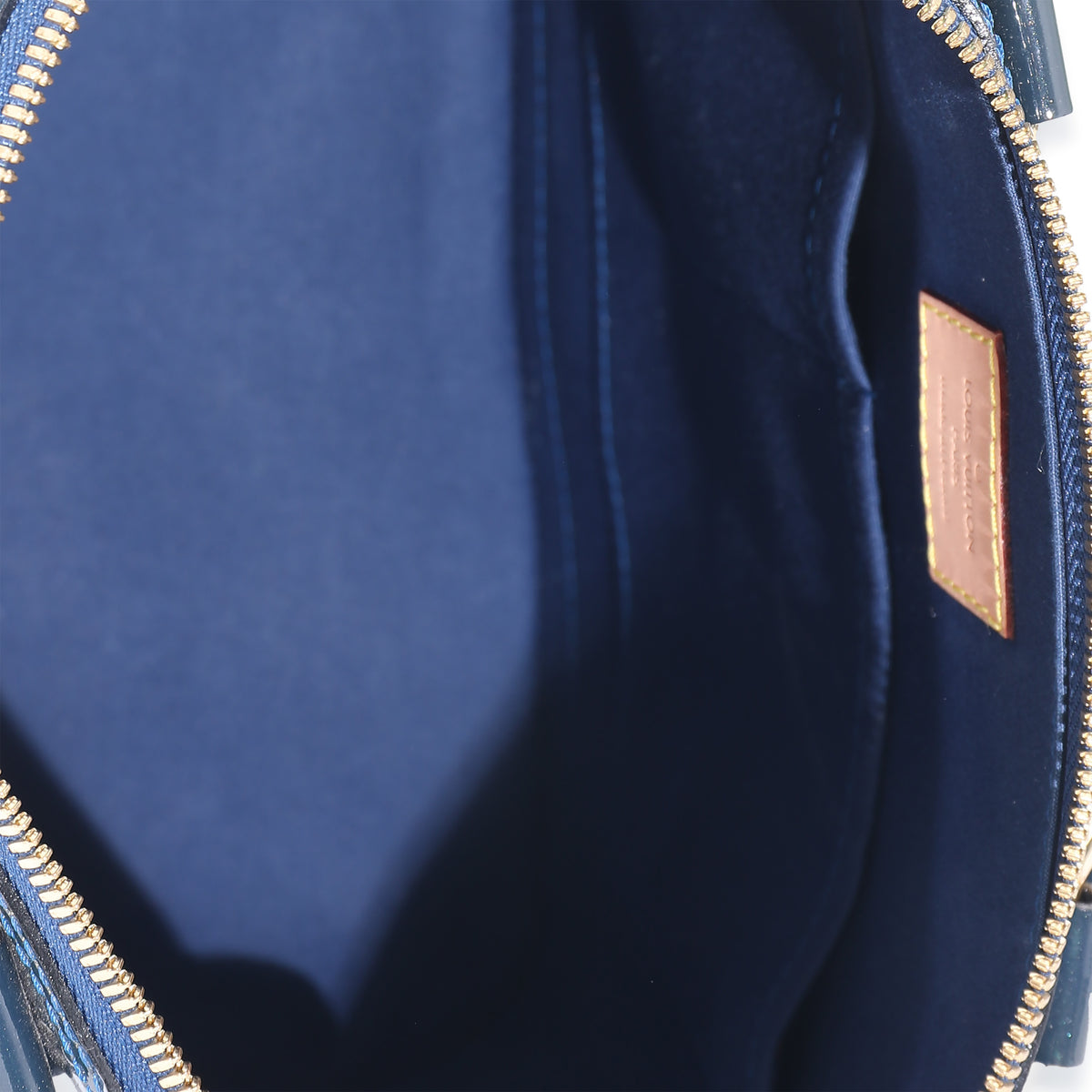 Louis Vuitton Bleu Nuit Monogram Vernis Alma GM Bag Louis Vuitton
