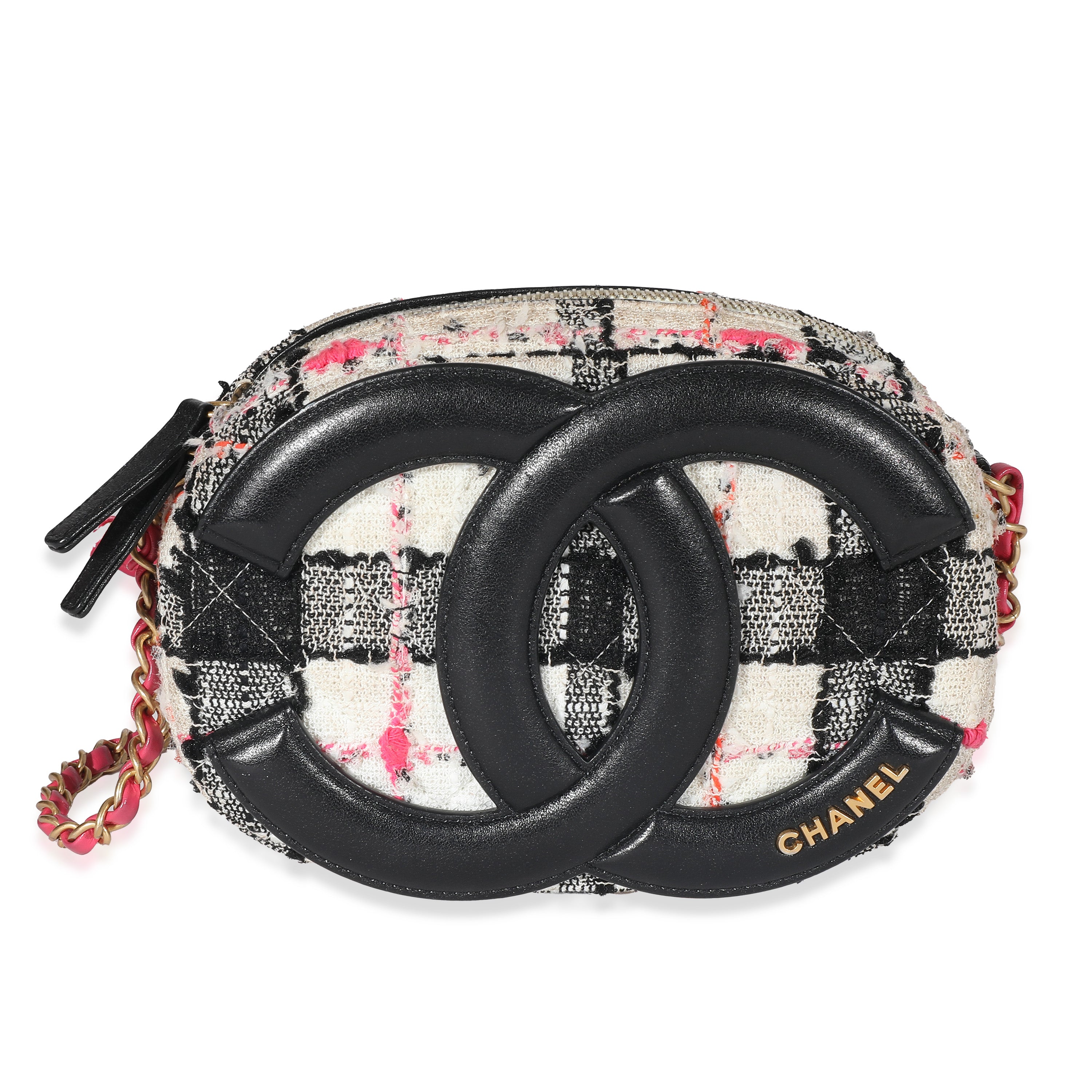 Chanel Black & Multicolor Tweed 22 Bag, myGemma