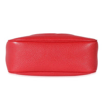 Gucci Red Pebbled Leather Soho Disco