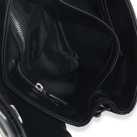 Saint Laurent Black Matelassé Leather Loulou Toy Bag