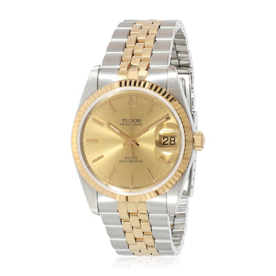 Tudor Prince Date 74033 Mens Watch in 18kt Stainless Steel/Yellow Gold