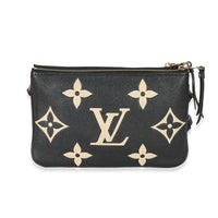 Louis Vuitton Empreinte Double Zip Pochette Beige Rose Creme