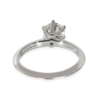 Tiffany & Co. Solitaire Diamond Engagement Ring in  Platinum F VVS1 0.99 CTW