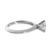 Tiffany & Co. Solitaire Diamond Engagement Ring in  Platinum F VVS1 0.99 CTW