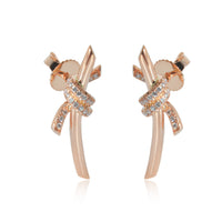 Tiffany & Co. Tiffany Knot Earrings in 18k Rose Gold 0.09 CTW