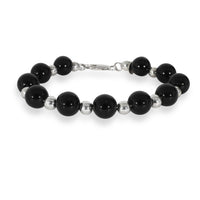 Tiffany & Co. Onyx Bracelet in Sterling Silver