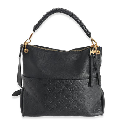 Louis Vuitton Black Monogram Empreinte Maida Hobo