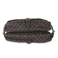 Louis Vuitton Ebene Monogram Canvas Mini Lin Saumur 26