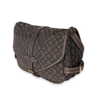 Louis Vuitton Ebene Monogram Canvas Mini Lin Saumur 26