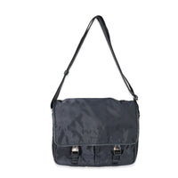 Prada Navy Tessuto Logo Messenger