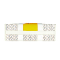 Goyard White Goyardine Bulldog Villette Tote