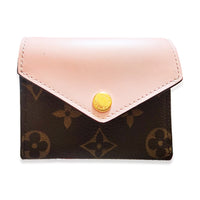 Louis Vuitton Rose Ballerine Monogram Canvas Zoé Wallet