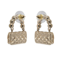 Chanel 2021 Flap Bags Gold Plated Earrings