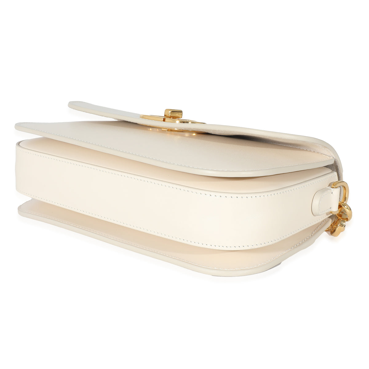 Small 30 Montaigne Bag Dusty Ivory Calfskin