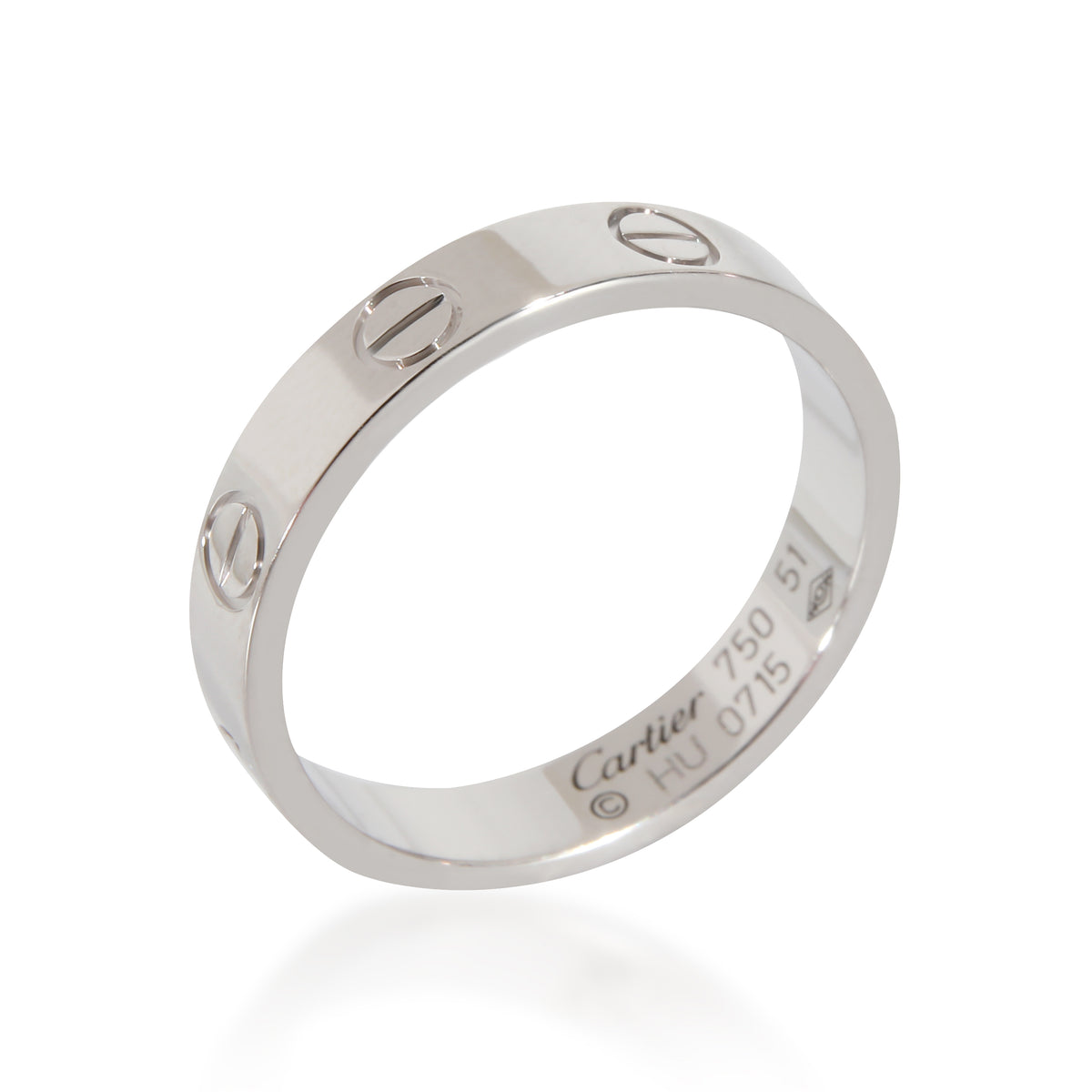 Cartier LOVE Wedding Band in 18K White Gold