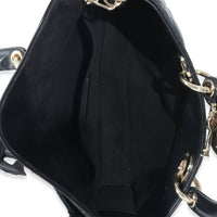 Christian Dior Black Cannage Lambskin Medium D-Joy Bag