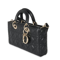 Christian Dior Black Cannage Lambskin Medium D-Joy Bag