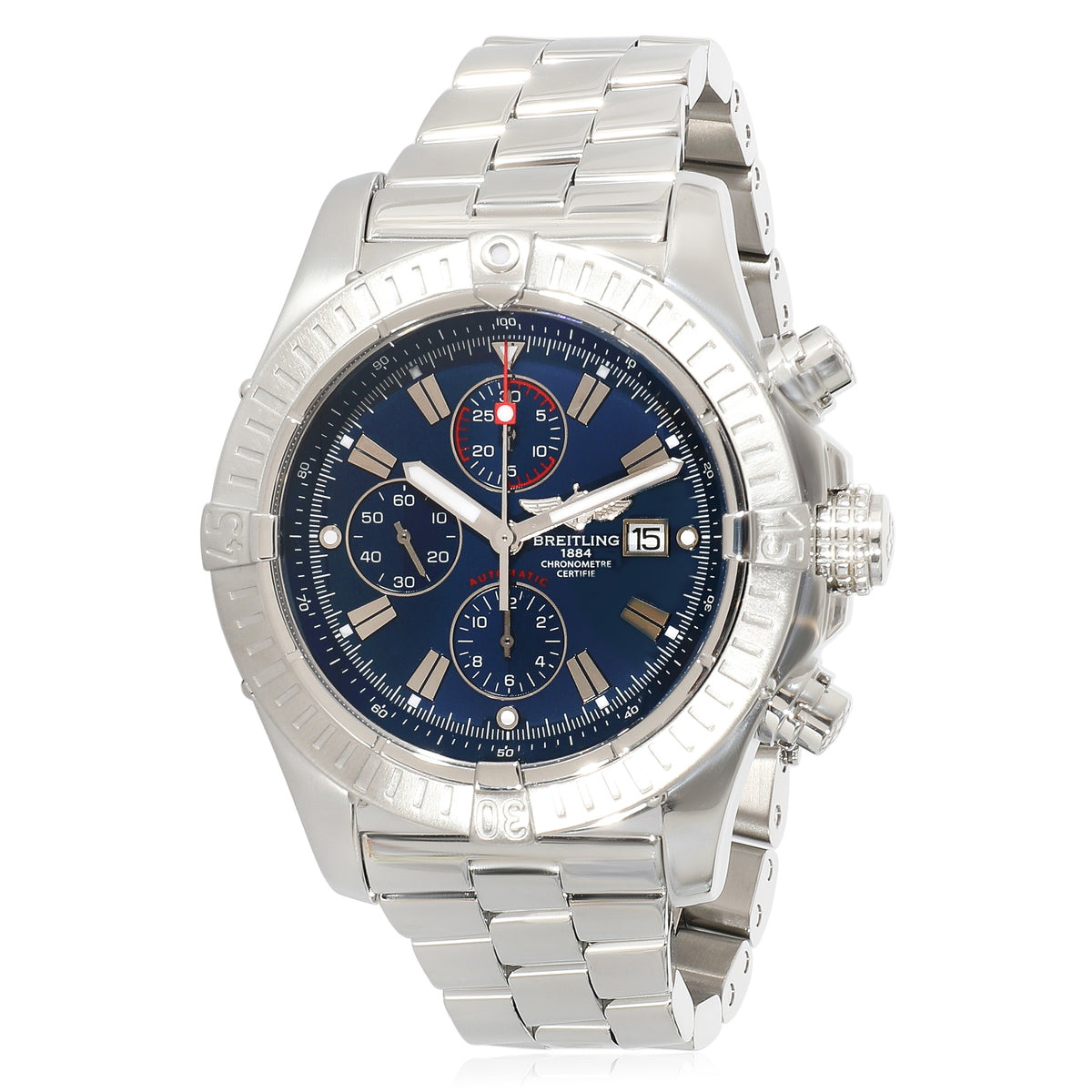 Breitling Super Avenger A13370 Mens Watch in  Stainless Steel