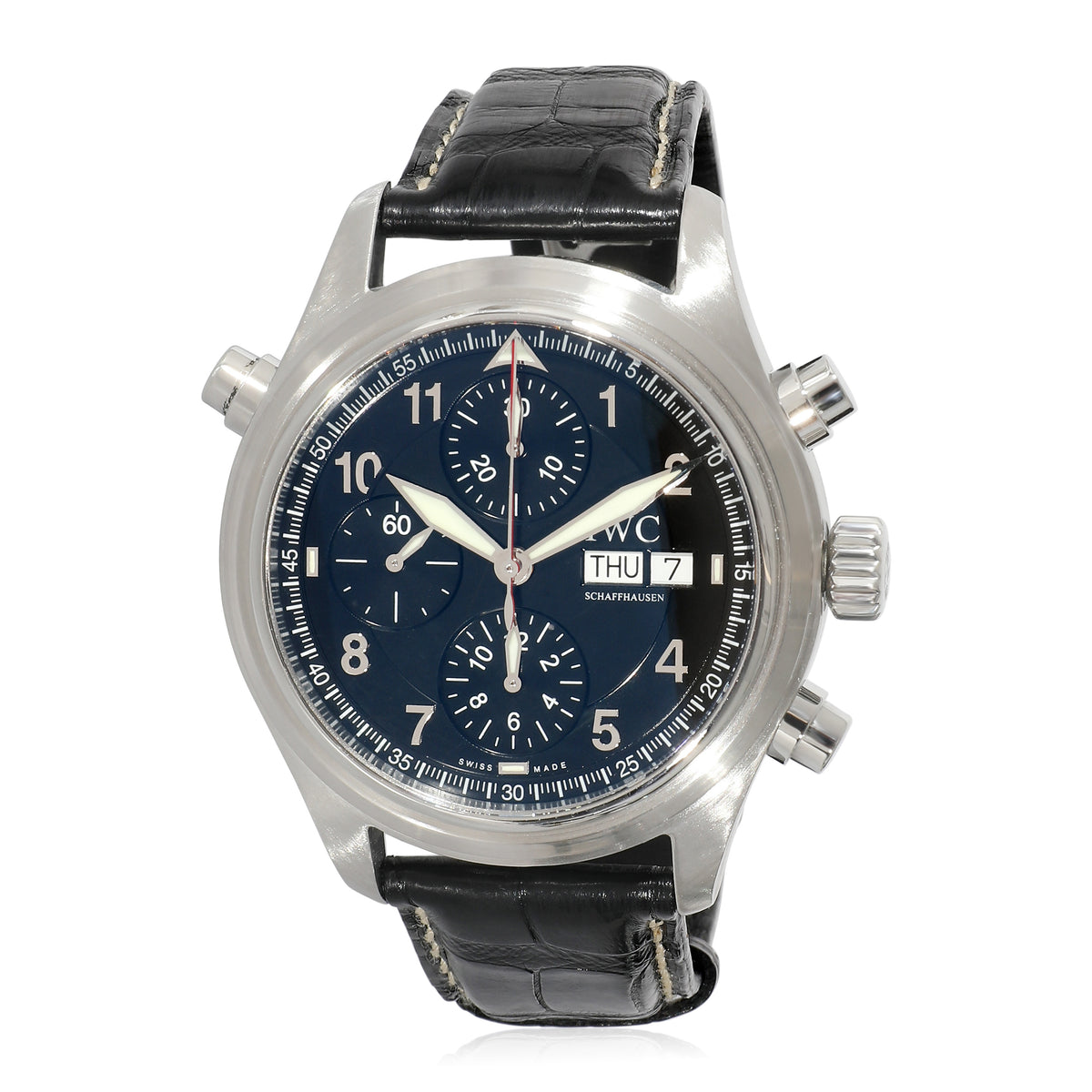 IWC Pilot Doppelchronograph IW371333 Mens Watch in  Stainless Steel