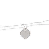 Tiffany & Co. Return to Tiffany Pendant in 18K White Gold 0.18 CTW