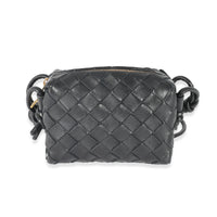 Bottega Veneta Black Intrecciato Candy Loop Bag