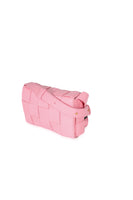 Bottega Veneta Pink Intrecciato Lambskin Small Cassette Bag