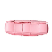 Bottega Veneta Pink Intrecciato Lambskin Small Cassette Bag